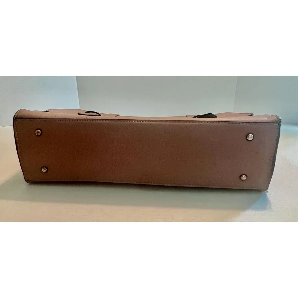 EaseGave Women 15.6 Inch Laptop Briefcase Saffiano Grained Eco-Leather